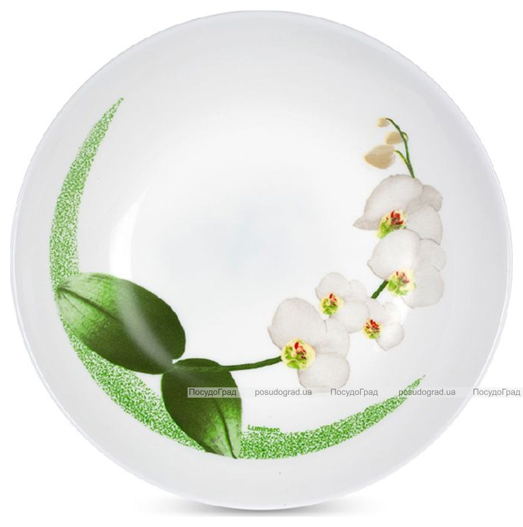 Набір 6 супових тарілок Luminarc White Orchid Ø20см, склокераміка