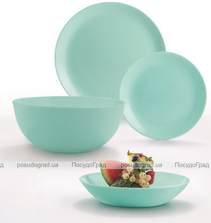 Столовый сервиз Luminarc Diwali Light Turquoise на 6 персон 19 предметов
