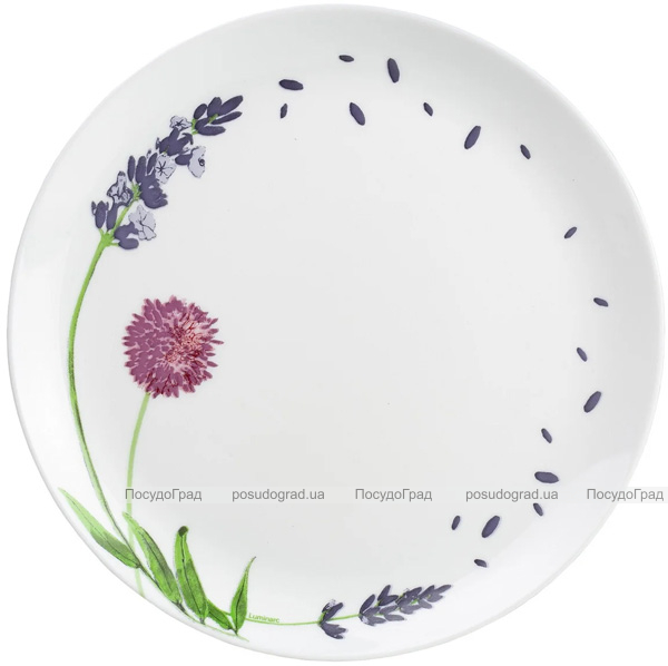 Набір 6 обідніх тарілок Luminarc Lavender Ø19см, склокераміка