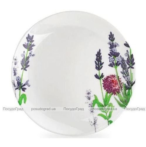 Набір 6 десертних тарілок Luminarc Lavender Ø19см, склокераміка