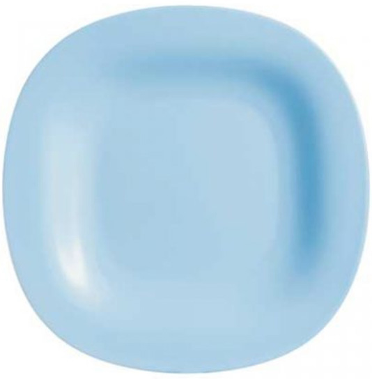 Набор 24 обеденных тарелки Luminarc Carine Light Blue, квадратные 27см