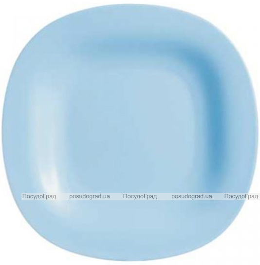 Набір 24 обідніх тарілки Luminarc Carine Light Blue, квадратні 27см