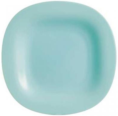 Набор 24 обеденных тарелки Luminarc Carine Light Turquoise, квадратные 27см