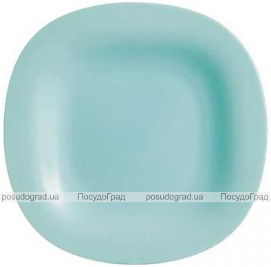 Набір 24 обідніх тарілки Luminarc Carine Light Turquoise, квадратні 27см