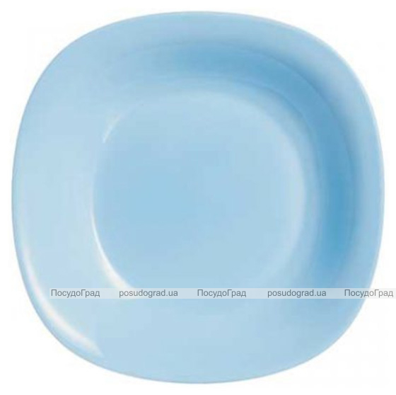 Набір 24 супових тарілки Luminarc Carine Light Blue, квадратні 21см