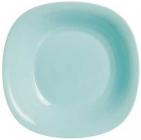 Набір 24 супових тарілки Luminarc Carine Light Turquoise, квадратні 21см