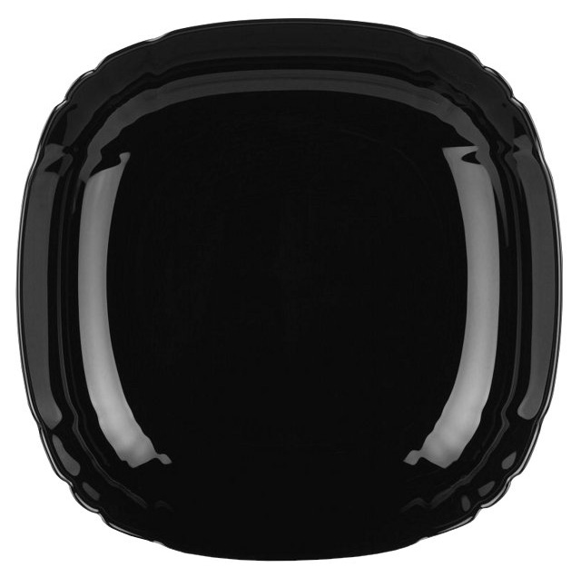 Набір 6 супових тарілок Luminarc Lotusia Black Ø20.5см, склокераміка