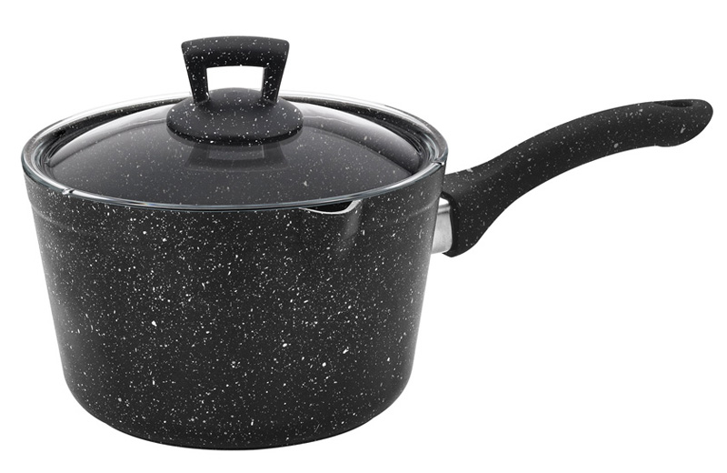 Ківш Luxberg GRANIT MILK POT 1150мл алюмінієвий з кришкою