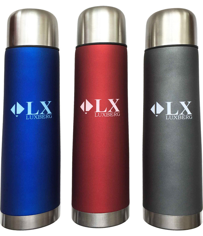 Термос Luxberg "Velvet" 750мл з кольоровим покриттям Soft-Touch