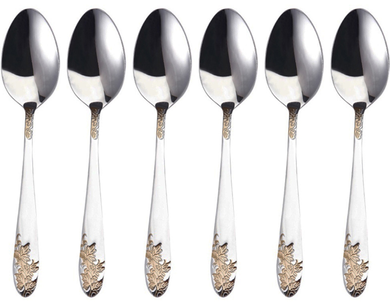 Набор 6 столовых ложек Luxberg Golden Bough
