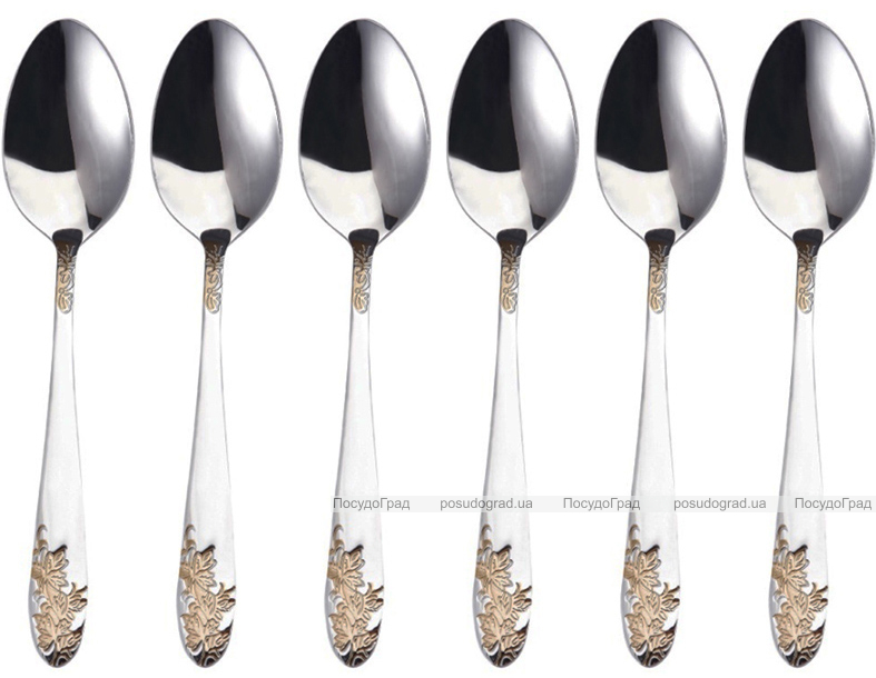 Набір 6 столових ложок Luxberg Golden Bough