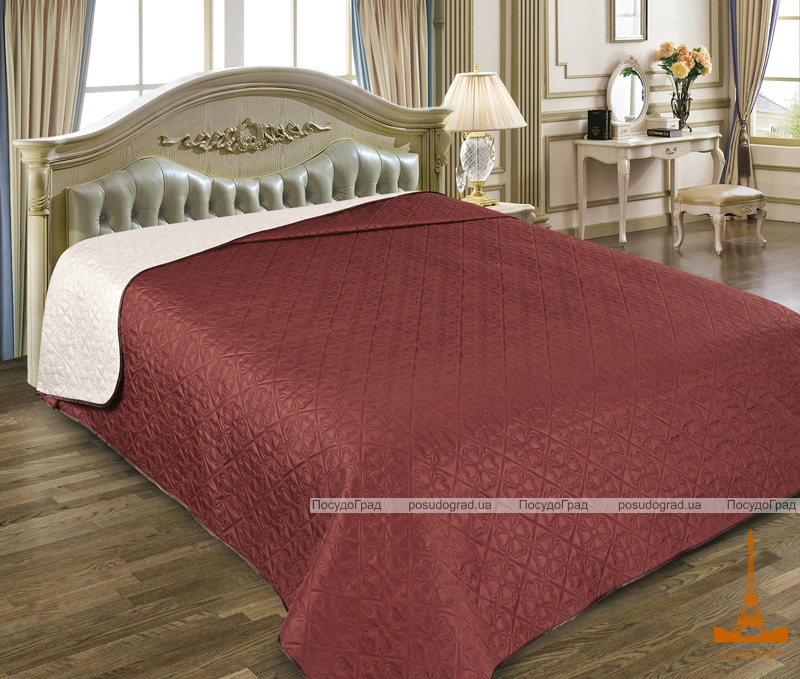 Покривало Love You Еліт Classic "Bordo" 200х220см