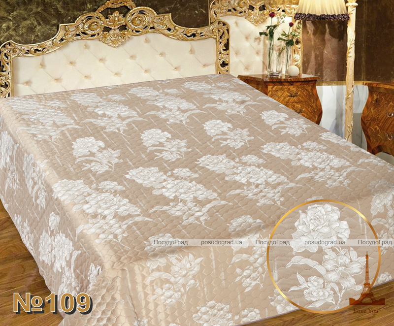 Покривало Love You Жаккард-атлас "Luxury" 230х250см