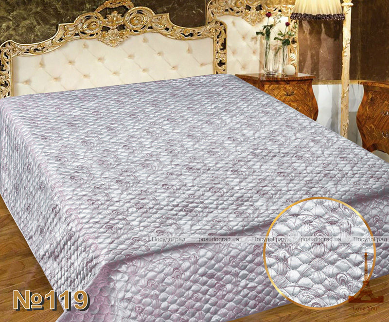 Покривало Love You Жаккард-атлас "Argent" 230х250см