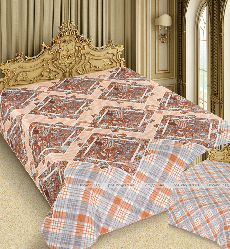 Покривало Love You Barokko Paisley "Peach" 150х220см