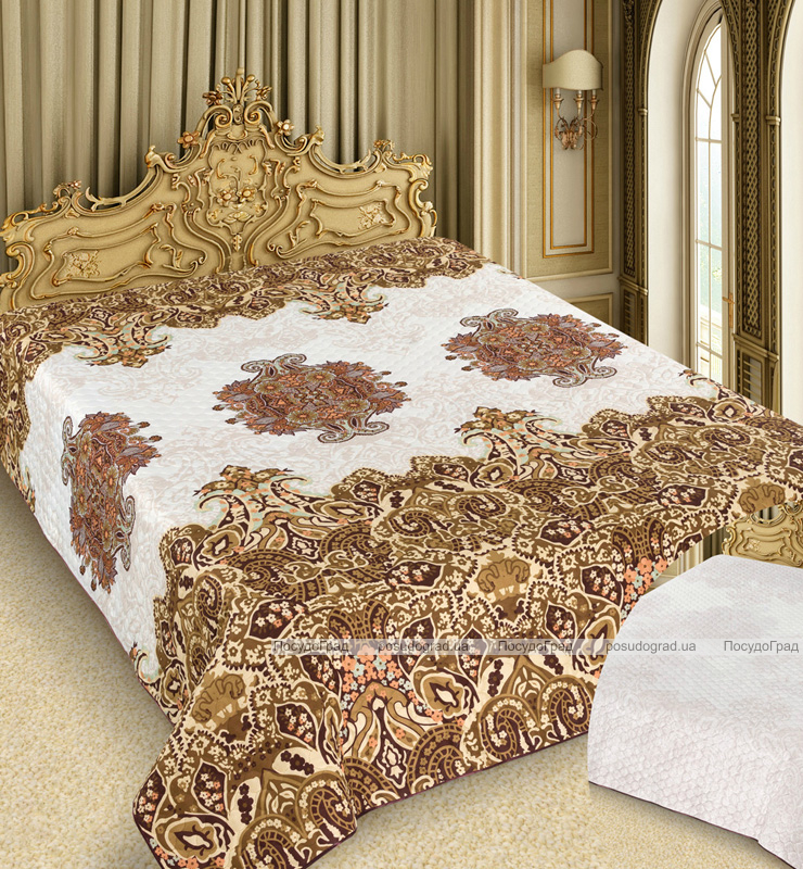 Покривало Love You Barokko Paisley "Brown" 200х220см