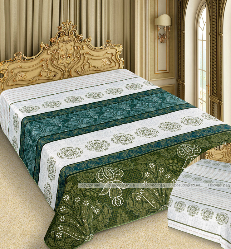 Покривало Love You Barokko Paisley "Green" 220х240см