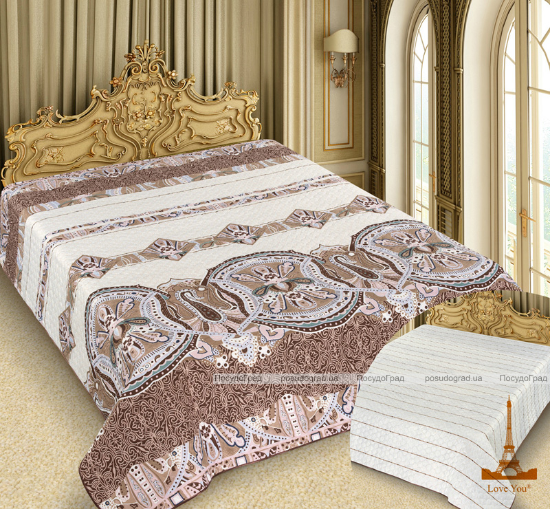Покривало Love You Barokko Paisley "Milk" 220х240см