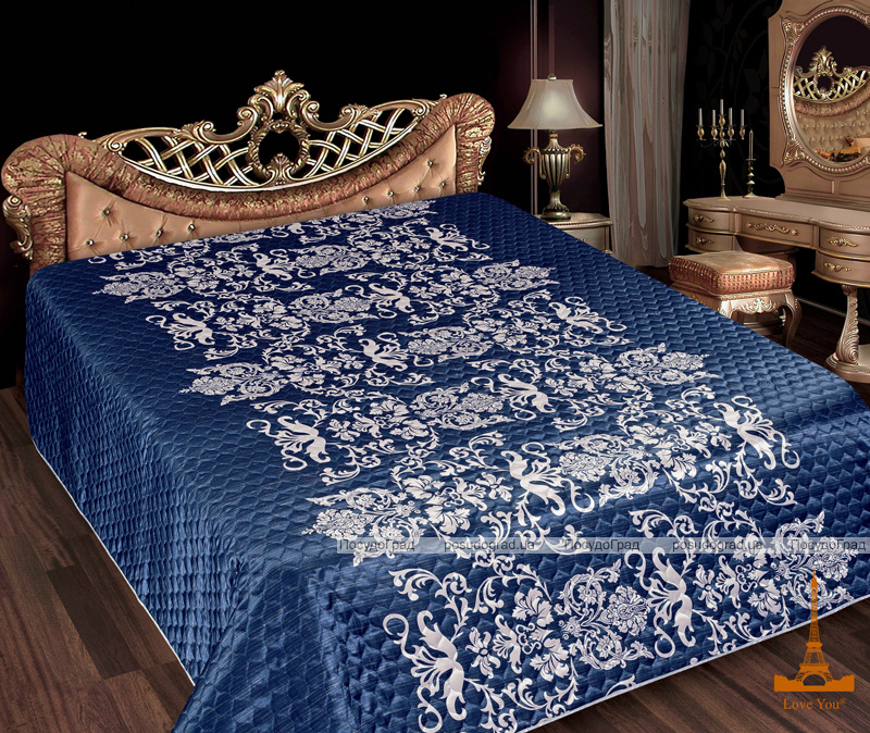 Покривало Love You Gold "Blue" 200х220см
