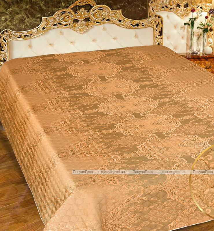 Покривало Love You Жаккард-атлас "Beige" 230х250см