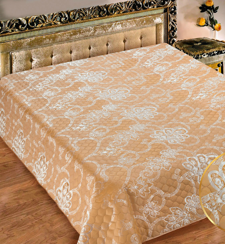 Покривало Love You Жаккард-атлас "Floral" 200х220см