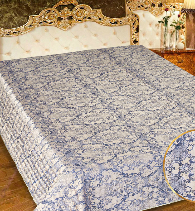 Покривало Love You Жаккард-атлас "Sapphire" 200х220см