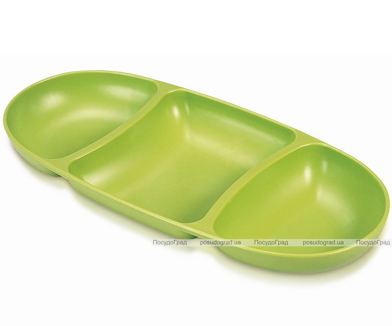 Менажниця Ucsan Frosted Bowl пластикова 15x34см, 3 секції