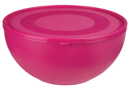 Пиала Ucsan Frosted Bowl пластиковая 1200мл круглая с крышкой