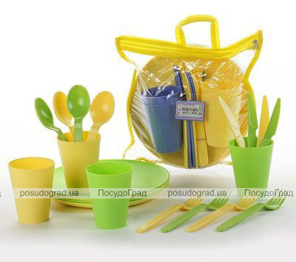 Набір для пікніка Ucsan на 4 персони 20 предметів в сумці
