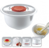 Миска HEIDRUN для взбивания миксером, 2.9л с крышкой Ø24см