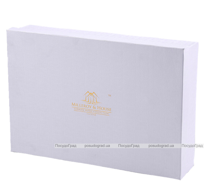 Чайний сервіз Milleroy&House "Gold on White" 220мл 12 предметів на 6 персон, дизайн 30
