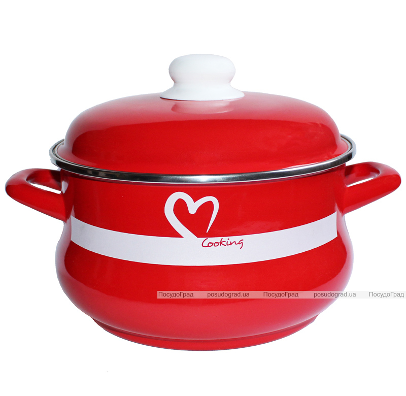 Каструля Metrot емальований "I love Cooking" 3,5л