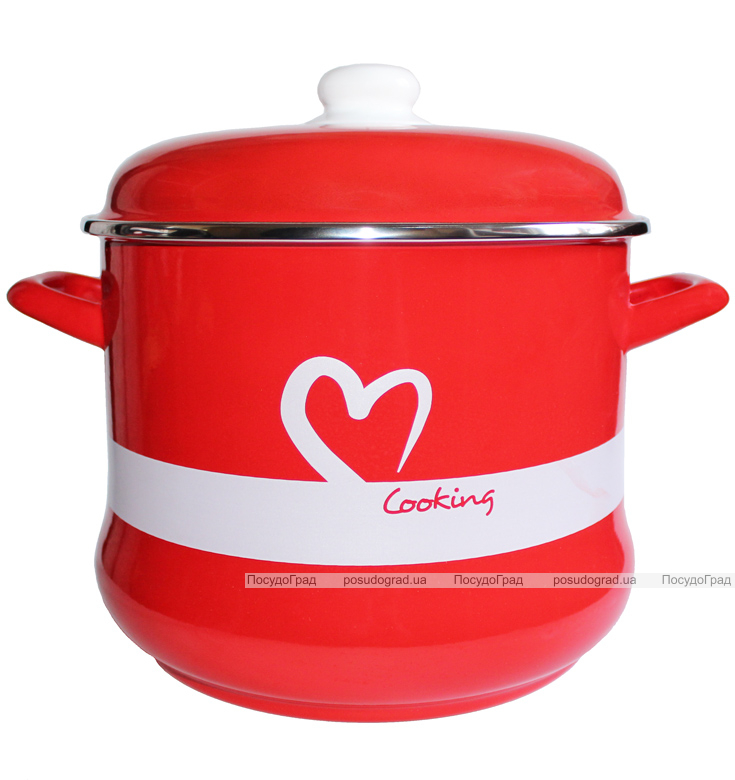 Каструля Metrot емальований "I love Cooking" 9л