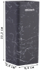 Підставка-колода Ofenbach Black Marble для кухонних ножів і ножиць 9х9х22см