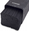 Підставка-колода Ofenbach Black Marble для кухонних ножів і ножиць 9х9х22см