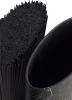 Підставка-колода Ofenbach Black Marble для кухонних ножів і ножиць 16х7х22.5см, овальна