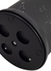Підставка-колода Ofenbach Black Marble для кухонних ножів і ножиць 16х24см, потрійна кругла