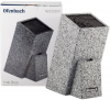 Підставка-колода Ofenbach Black Lead для кухонних ножів 11х11х26см з секцією для ножиць