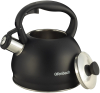 Чайник Ofenbach Magic Kettle 2л з нержавіючої сталі зі свистком, чорний матовий