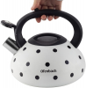 Чайник Ofenbach Polka Dot Kettle 2.5л з нержавіючої сталі зі свистком, в чорний або білий горошок