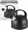 Чайник Ofenbach Magic Kettle 1.5л з нержавіючої сталі зі свистком, чорний матовий