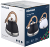 Чайник Ofenbach Whistling Kettle Black 2.7л нержавіюча сталь зі свистком, чорний