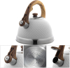 Чайник Ofenbach Whistling Kettle White 2.7л нержавіюча сталь зі свистком, білий