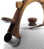Чайник Ofenbach Whistling Kettle White 2.7л нержавіюча сталь зі свистком, білий