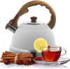 Чайник Ofenbach Whistling Kettle White 2.7л нержавіюча сталь зі свистком, білий