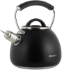 Чайник Ofenbach Magic Kettle 2.5л зі свистком та скляною кришкою, чорний