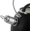 Чайник Ofenbach Magic Kettle 2.5л зі свистком та скляною кришкою, чорний