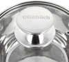 Набір 4 каструлі Ofenbach Casserole із нержавіючої сталі (1.1л, 1.7л, 2.4л, 3.4л) зі скляними кришками