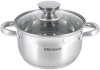 Каструля Ofenbach Casserole з нержавіючої сталі 1700мл зі скляною кришкою