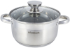 Каструля Ofenbach Casserole з нержавіючої сталі 2400мл зі скляною кришкою